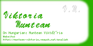 viktoria muntean business card